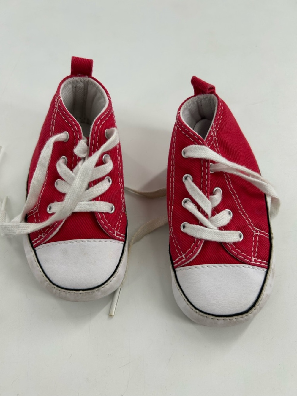 Baby Red Converse Lace-Up Sneakers - Picture 4 of 4